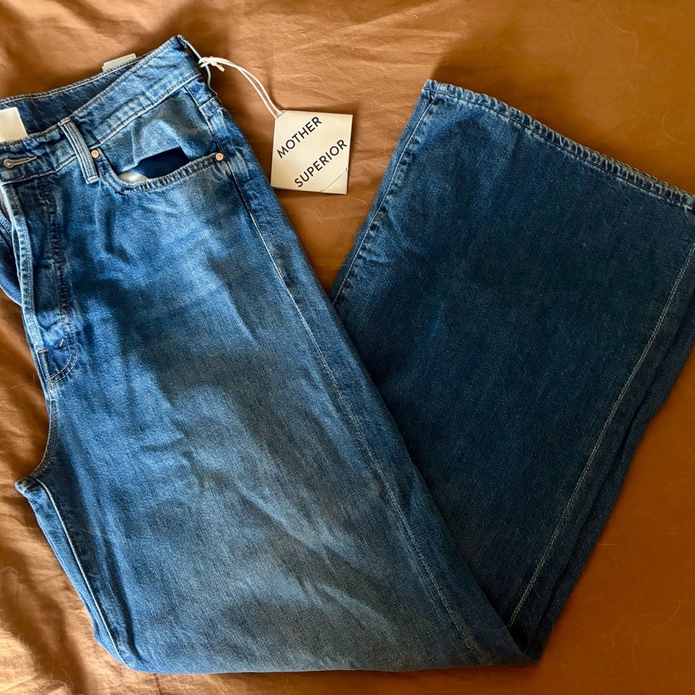 Mother “Ditcher Roller Sneak” Jeans - NEW W/ TAGS